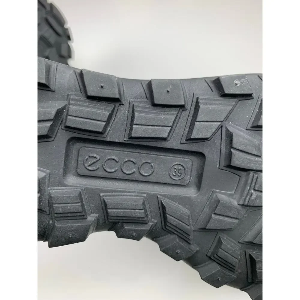 Ecco Exostrike Leather Mid-Cut Outdoor Boots Black Dyneema Men's 39 US 5 5.5